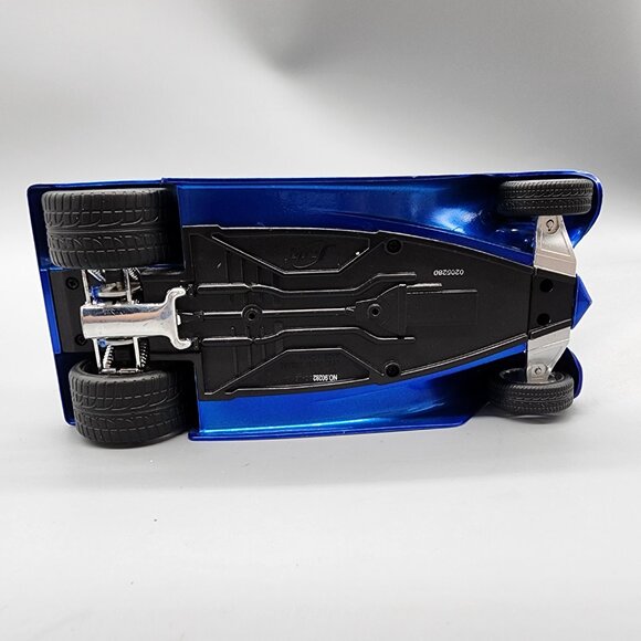 Jada 1934 Ford Diecast Model Car 1:24 Blue Custom Hot Rod Collectible - Picture 13 of 14